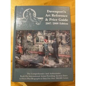 Davenport's Art Reference & Price Guide 2007-2008 Hardcover Book Collectibles XV